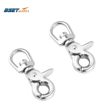 2X BSET MATEL stainless steel 316 Webbing Bag Trigger Swivel Lobster Clasps Clips Snap Hooks Weave Paracord Lanyard Buckles
2X BSET MATEL stainless steel 316 Webbing Bag Trigger Swivel Lobster Clasps Clips Snap Hooks Weave Paracord Lanyard Buckles