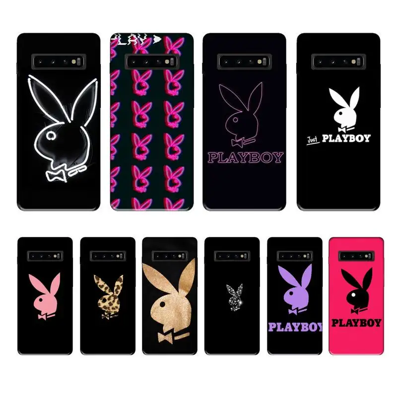 

FFboost luxury brand play boy luxury brand case coque fundas for samsung galaxy S8 S9 S10e S20 PLUS J6 J600 cases cover