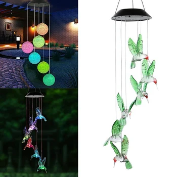 Solar Powered LED Wind Chime String Light Color Changing Hanging for Home Garden QJS Shop
Solar Powered LED Wind Chime String Light Color Changing Hanging for Home Garden QJS Shop