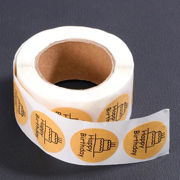 1 Roll Happy Birthday Sealing Sticker Self-adhesive DIY Sticker Baking Packing Label Wrapping Stickers for Gift Packaging
1 Roll Happy Birthday Sealing Sticker Self-adhesive DIY Sticker Baking Packing Label Wrapping Stickers for Gift Packaging