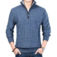 Men's Winter Sweaters Casual Pullovers New Men's Warm Sweaters Men's Slim Stand Collar Knitted Pullover Jackets Half-Zip Sweater
Men's Winter Sweaters Casual Pullovers New Men's Warm Sweaters Men's Slim Stand Collar Knitted Pullover Jackets Half-Zip Sweater