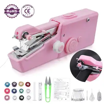 Portable Mini Hand Sewing Machine Household Cordless Electric Stitch Needlework Set for Quick Repairs DIY Clothes Stitchin
Portable Mini Hand Sewing Machine Household Cordless Electric Stitch Needlework Set for Quick Repairs DIY Clothes Stitchin