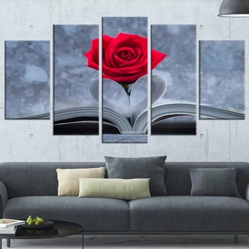Home Decoration Red Flowers Green Leaf Canvas HD Prints Poster Gifts Painting Living Room Wall Art Modular Picture No Framework
Home Decoration Red Flowers Green Leaf Canvas HD Prints Poster Gifts Painting Living Room Wall Art Modular Picture No Framework
