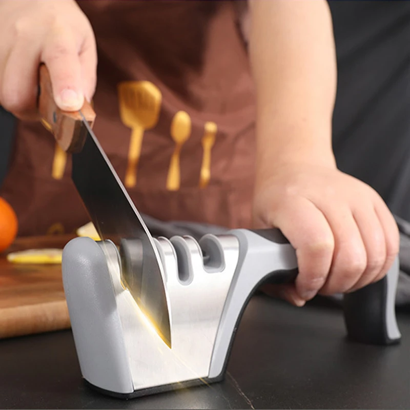 Knife Sharpener 4 in 1 Scissors Knife Sharping Tool Diamond Coated Ceramic Rod Knife Shears and Scissors Stainless Steel Blades
Knife Sharpener 4 in 1 Scissors Knife Sharping Tool Diamond Coated Ceramic Rod Knife Shears and Scissors Stainless Steel Blades