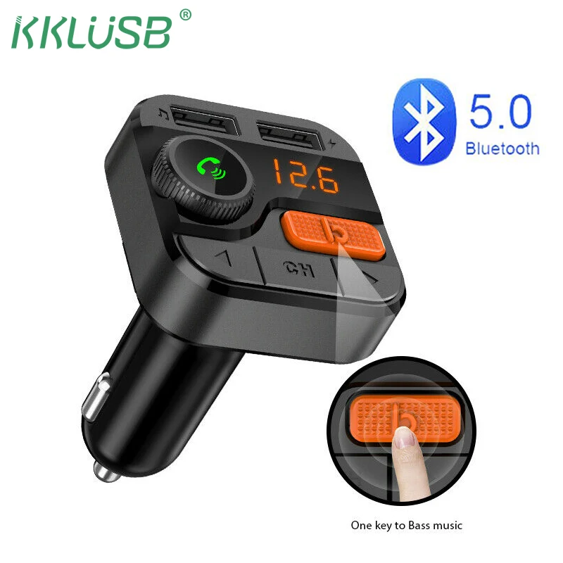 Car FM Transmitter Bluetooth 5.0 Wireless FM Modulator Phone Car Charge MP3 Player Car Accessories Hands Free Calls TF Card
Car FM Transmitter Bluetooth 5.0 Wireless FM Modulator Phone Car Charge MP3 Player Car Accessories Hands Free Calls TF Card