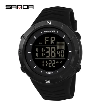 SANDA Men's Sports Watch Men's Fashion Simple Digital Watch Men's Military Waterproof LED Electronic Watch Clock Reloj Hombre
SANDA Men's Sports Watch Men's Fashion Simple Digital Watch Men's Military Waterproof LED Electronic Watch Clock Reloj Hombre