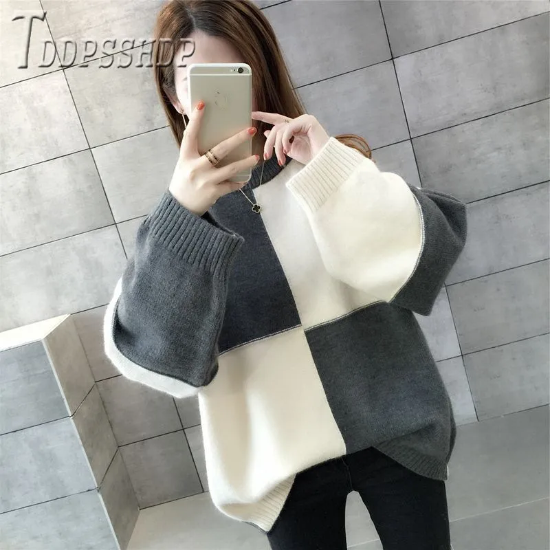 2019 Geometric Knitted Women Sweater Loose Office Ladies Casual Pullover Sweaters
2019 Geometric Knitted Women Sweater Loose Office Ladies Casual Pullover Sweaters