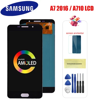 Amoled For Samsung Galaxy A7 2016 A710 A710F LCD Display Touch Screen Digitizer Assembly LCD for Galaxy A7 2016 Duos A7100 Lcd
Amoled For Samsung Galaxy A7 2016 A710 A710F LCD Display Touch Screen Digitizer Assembly LCD for Galaxy A7 2016 Duos A7100 Lcd