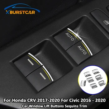 7Pcs/Set ABS Chrome Car Window Lift Buttons Sequins Trim Sticker for Honda CRV CR-V 2017 - 2020 Civic 2016 - 2020 Accessories
7Pcs/Set ABS Chrome Car Window Lift Buttons Sequins Trim Sticker for Honda CRV CR-V 2017 - 2020 Civic 2016 - 2020 Accessories