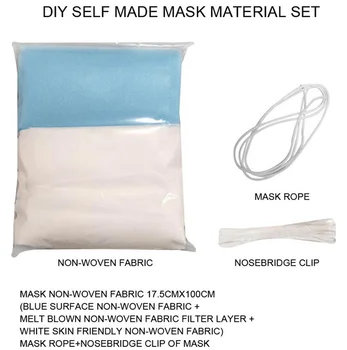 DIY Face Masks Disposable 3 Layers Dustproof Facial Protective Cover Anti Dust Windproof Mask Mouth Nose Face Mask
DIY Face Masks Disposable 3 Layers Dustproof Facial Protective Cover Anti Dust Windproof Mask Mouth Nose Face Mask