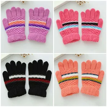 New Stripe Gloves Women Men Knitting Warm Winter Stretch Knit Mittens Wool Full Finger Guantes Female Crochet Mitt
New Stripe Gloves Women Men Knitting Warm Winter Stretch Knit Mittens Wool Full Finger Guantes Female Crochet Mitt