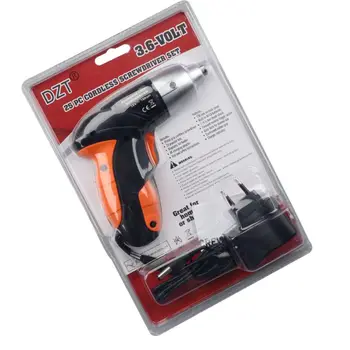 25PCS/set 4.8V Cordless Screwdriver Kit Portable Mini Electric Drill Driver Tool
25PCS/set 4.8V Cordless Screwdriver Kit Portable Mini Electric Drill Driver Tool