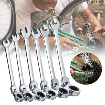 Socket Wrench Set Drive Ratchet Wrench Spanner for Bicycle Motorcycle Car Repairing Tool Set Common Sockets