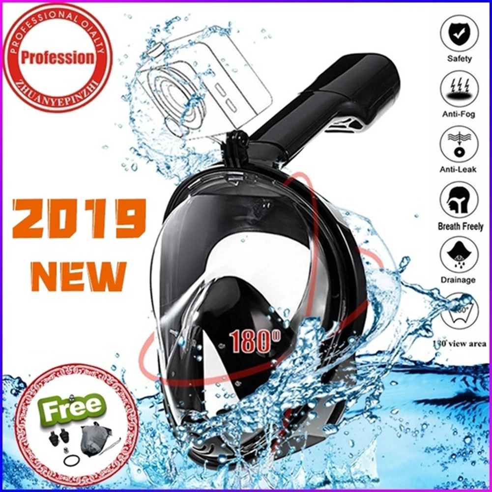 Scuba Diving Mask Full Face Snorkeling Mask Underwater Anti Fog Snorkeling Diving Mask For Swimming Spearfishing Dive Men
Scuba Diving Mask Full Face Snorkeling Mask Underwater Anti Fog Snorkeling Diving Mask For Swimming Spearfishing Dive Men