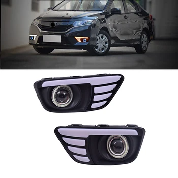 ECAHAYAKU 1 Pair LED DRL Daytime Running Light for Honda Greiz 2016 2017 2018 with Yellow Turn Signal Light +Blue Angle Light
ECAHAYAKU 1 Pair LED DRL Daytime Running Light for Honda Greiz 2016 2017 2018 with Yellow Turn Signal Light +Blue Angle Light