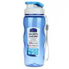 Plástico 500 ml garrafa de água esporte portátil viagem recipiente de água selo de vidro à prova de vazamento garrafas inquebráveis transparente plástico # b15(China)