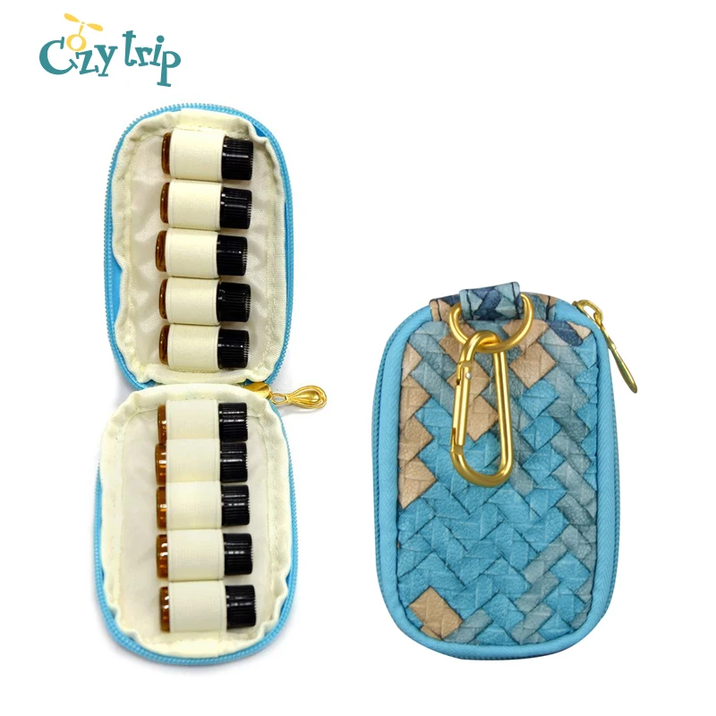 Essential Oil Carrying Case for Holds 5ml Roller Bottles Travel Essential Oil Storage Bag with Key Ring
Essential Oil Carrying Case for Holds 5ml Roller Bottles Travel Essential Oil Storage Bag with Key Ring