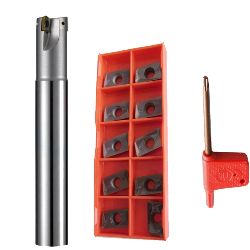 90 Degrees Carbide Insert 1F Indexable Face End Mill D:12mm APMT1135 Supplies Machine Tools Accessories Metalworking
90 Degrees Carbide Insert 1F Indexable Face End Mill D:12mm APMT1135 Supplies Machine Tools Accessories Metalworking