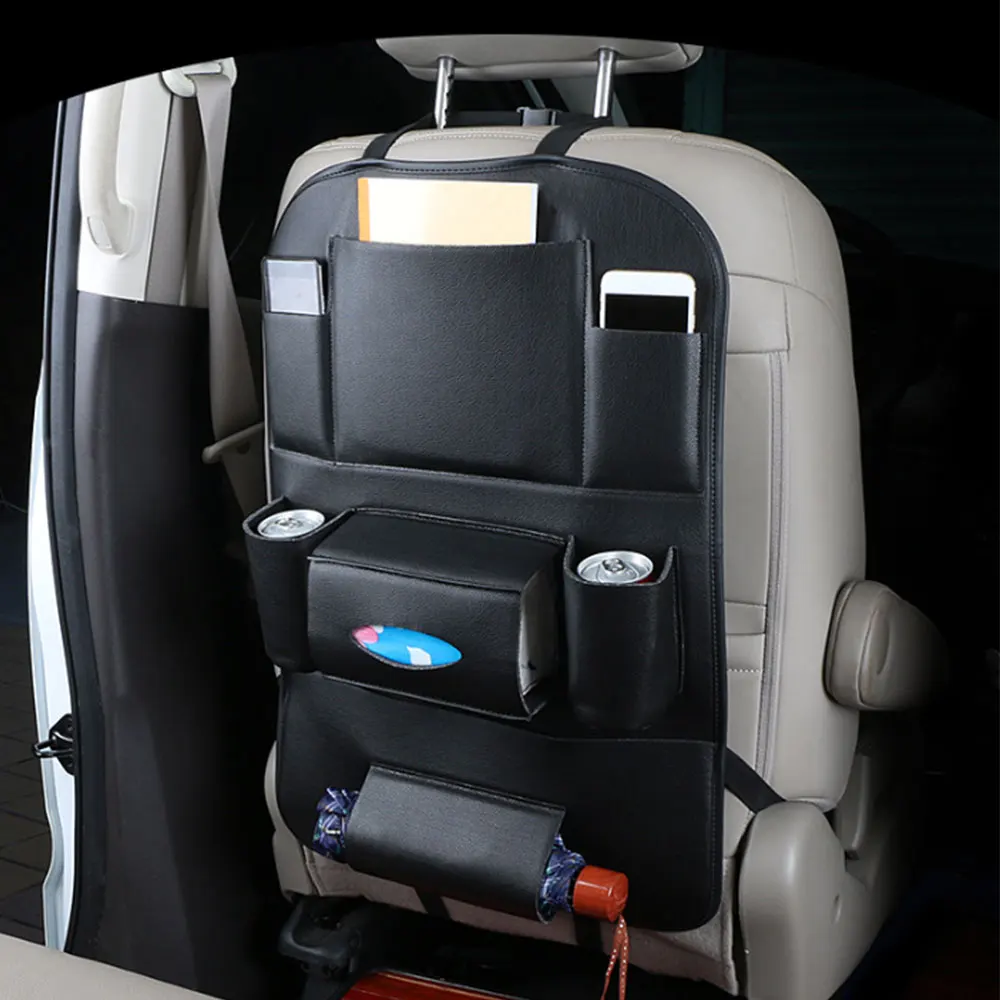 Multi-Pocket Multifunction Vehicle Storage Bag Car Seat Back Organizer Storage Container Hanging Box High Quality
Multi-Pocket Multifunction Vehicle Storage Bag Car Seat Back Organizer Storage Container Hanging Box High Quality
