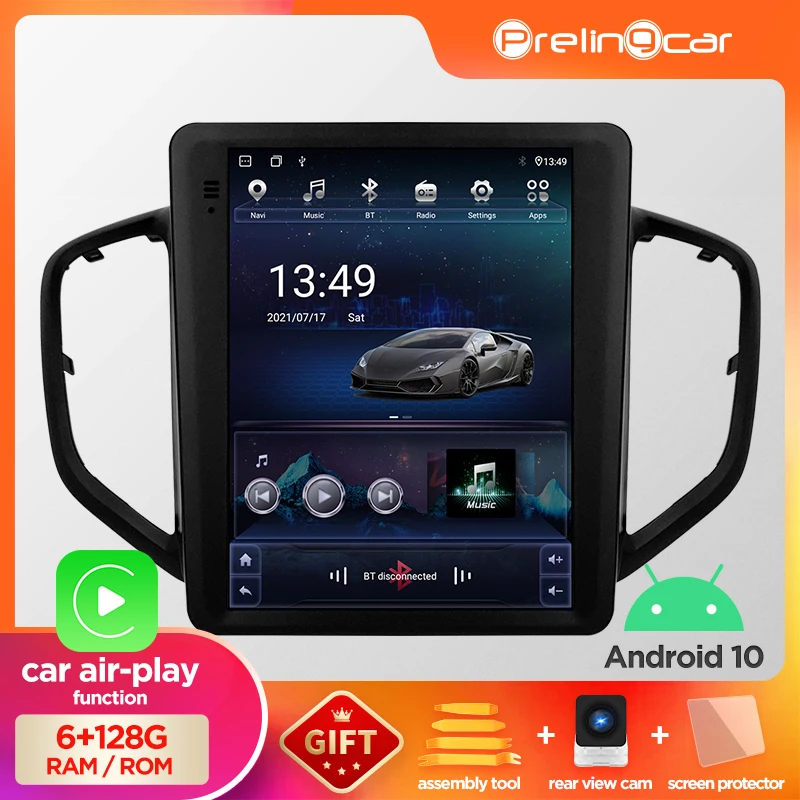 Автомобильный радиоплеер Android 10 для Chery Tiggo 5 2014-2018 мультимедийный видео