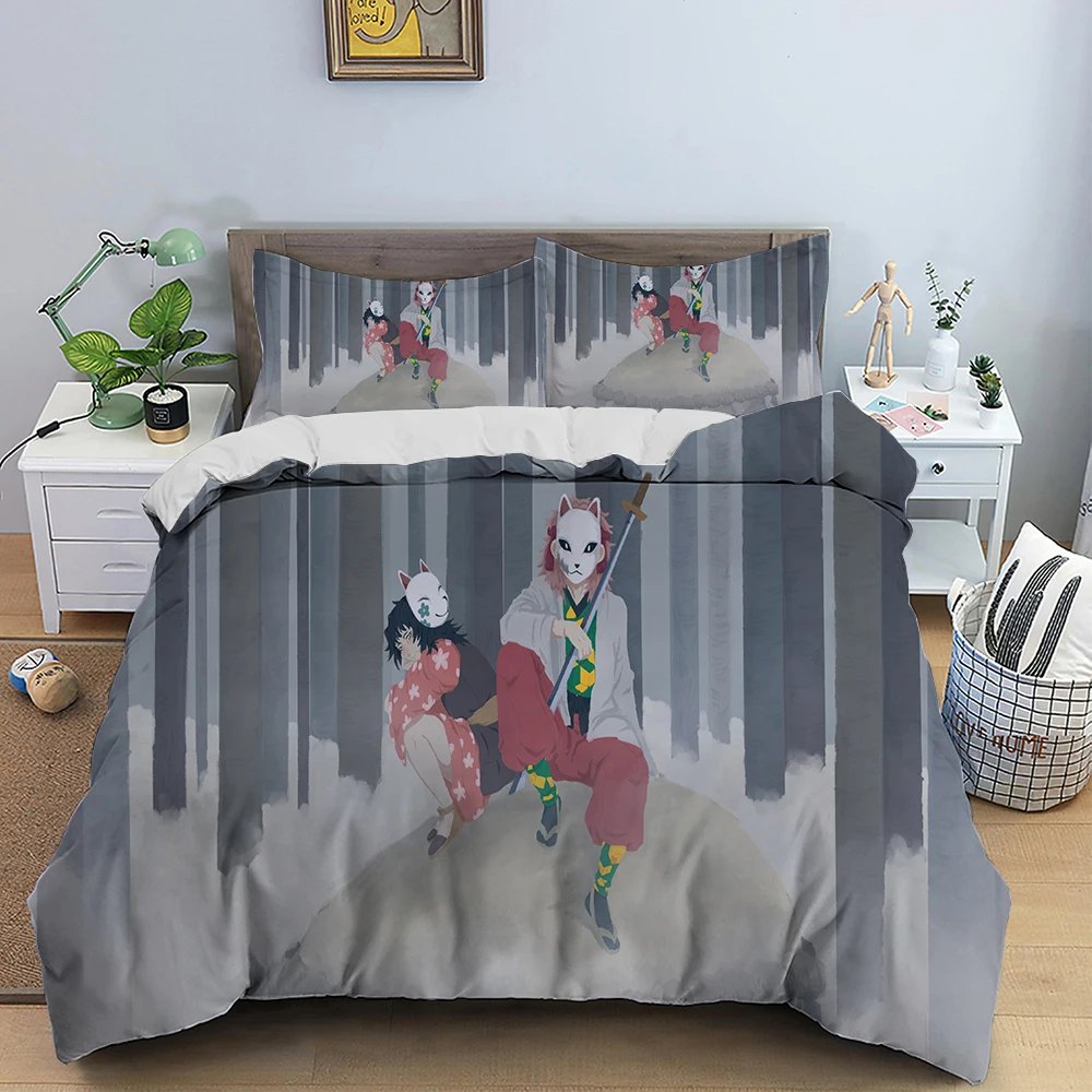 2/3 Pcs Kimetsu No Yaiba Bedding Set 3D Print Demon Slayer Duvet Cover For Kids Boy Bed Cover Set Pillowcase (No Sheets)
2/3 Pcs Kimetsu No Yaiba Bedding Set 3D Print Demon Slayer Duvet Cover For Kids Boy Bed Cover Set Pillowcase (No Sheets)