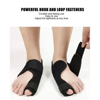 2pcs Adults Toe Separator Bunion Splint Straightener Corrector Foot Pain Relief Hallux Valgus Black Bunion Corrector Braces
2pcs Adults Toe Separator Bunion Splint Straightener Corrector Foot Pain Relief Hallux Valgus Black Bunion Corrector Braces
