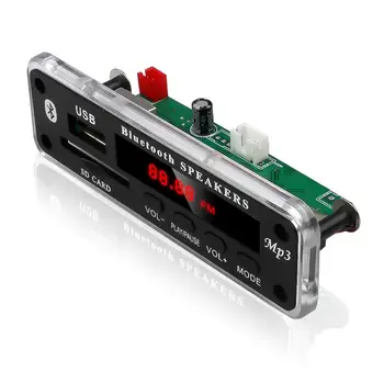 LED USB Bluetooth 5.0 Audio Lossless APE Module TF FM Radio Support Power-off Memory Playback Wireless 12V MP3 WMA Decoder Board
LED USB Bluetooth 5.0 Audio Lossless APE Module TF FM Radio Support Power-off Memory Playback Wireless 12V MP3 WMA Decoder Board