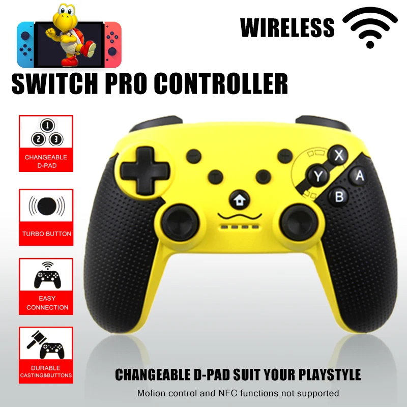 Wireless Game Controller Joystick For Nintend Switch Console Bluetooth Gamepad Pro Joypad For Android/ PC Accessories Controle
Wireless Game Controller Joystick For Nintend Switch Console Bluetooth Gamepad Pro Joypad For Android/ PC Accessories Controle
