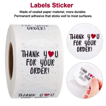 500pcs/roll Packaging Business Labels Boutiques Shops Party Thank You For Your Order Round Coated Paper Seal Stickers Portable
500pcs/roll Packaging Business Labels Boutiques Shops Party Thank You For Your Order Round Coated Paper Seal Stickers Portable