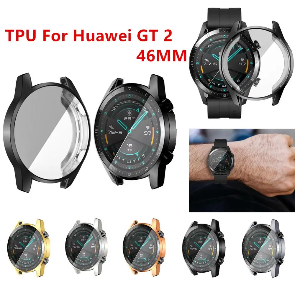 Two-Color Combination for Huawei Watch GT2 46MM Ultra-thin TPU Case Cover New Shockproof Case Accessories with Screen Protection
Two-Color Combination for Huawei Watch GT2 46MM Ultra-thin TPU Case Cover New Shockproof Case Accessories with Screen Protection