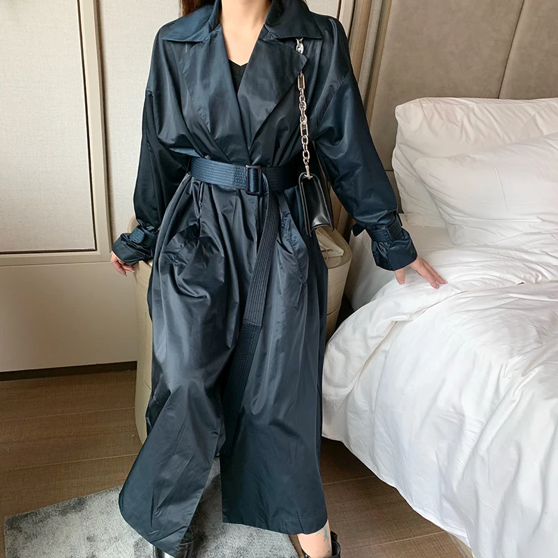 Windbreaker 2020 autumn loose long coat women retro over the knee motorcycle Trench trendy cool
Windbreaker 2020 autumn loose long coat women retro over the knee motorcycle Trench trendy cool