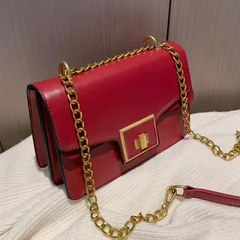 Retro Fashion Square Crossbody bag 2019 Winter New Quality PU Leather Women's Designer Handbag Lock Chain Shoulder Messenger Bag
Retro Fashion Square Crossbody bag 2019 Winter New Quality PU Leather Women's Designer Handbag Lock Chain Shoulder Messenger Bag