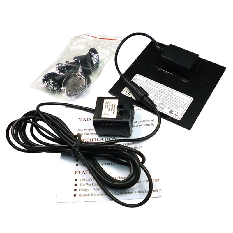 Solar Water Pump Power Panel Kit for Pool, Submersible Fountain Garden Plants Irrigation Fountain Pond Garden Outdoor Decoration
Solar Water Pump Power Panel Kit for Pool, Submersible Fountain Garden Plants Irrigation Fountain Pond Garden Outdoor Decoration