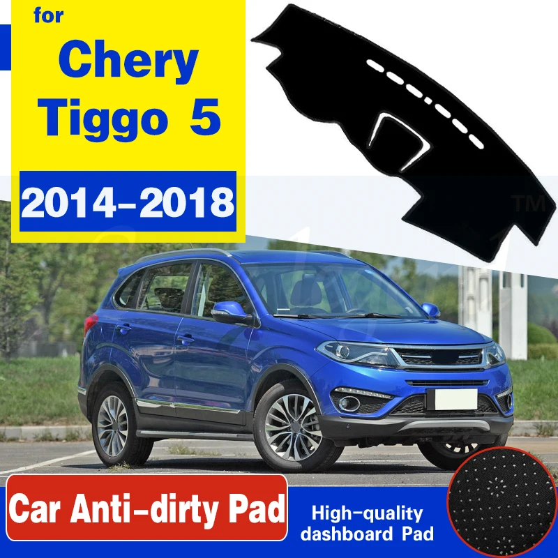 Противоскользящий коврик для Chery Tiggo 5 2014 2015 2016 2017 2018, накладка на приборную панель, Солнцезащитный коврик, защитный ковер, аксессуары для защиты от УФ-лучей
Противоскользящий коврик для Chery Tiggo 5 2014 2015 2016 2017 2018, накладка на приборную панель, Солнцезащитный коврик, защитный ковер, аксессуары для защиты от УФ-лучей