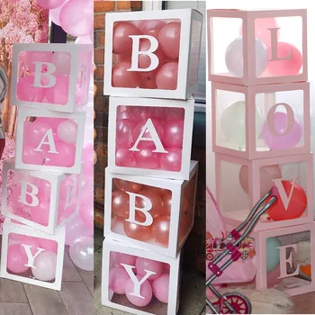 Cyuan Transparent Balloon Box Blocks Latex Balloon Boxes Wedding Balloon Box Wedding Birthday Party Decor Baby Shower Supplies
Cyuan Transparent Balloon Box Blocks Latex Balloon Boxes Wedding Balloon Box Wedding Birthday Party Decor Baby Shower Supplies