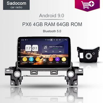 PX6 9" DSP 2 Din Android 9.0 8 Core 4GB+64GB Car DVD Player GPS RDS autoradio wifi Bluetooth 5.0 For Mazda ATENZA CX-5 CX5 2017
PX6 9" DSP 2 Din Android 9.0 8 Core 4GB+64GB Car DVD Player GPS RDS autoradio wifi Bluetooth 5.0 For Mazda ATENZA CX-5 CX5 2017