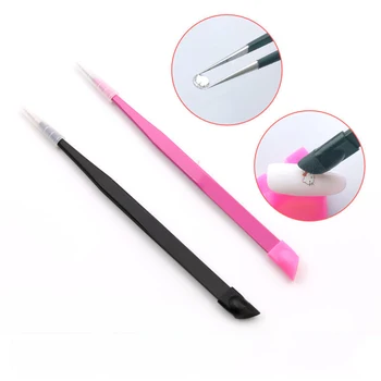 Straight Stainless Steel Manicuree Curved Rhinestones Silicone Nail Tweezers Sticker
Straight Stainless Steel Manicuree Curved Rhinestones Silicone Nail Tweezers Sticker