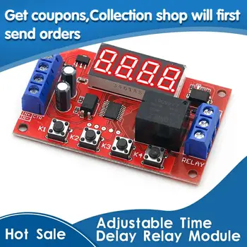 DC 5V 12V 24V 10A Adjustable Time Delay Relay Module LED Digital Timming Relay Timer Delay Trigger Switch Timer Control Switch
DC 5V 12V 24V 10A Adjustable Time Delay Relay Module LED Digital Timming Relay Timer Delay Trigger Switch Timer Control Switch