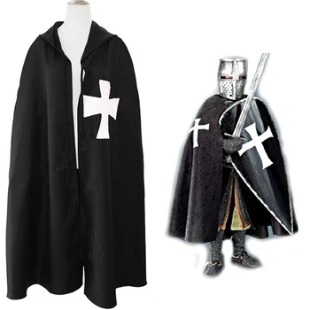 Men Anime Performance Cloth for Templar Knight Medieval Cloak Robe Cosplay Costume - Black XXL
Men Anime Performance Cloth for Templar Knight Medieval Cloak Robe Cosplay Costume - Black XXL