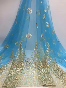 Latest African Lace Fabric 2019 High Quality Lace Sky Blue 3 D Flowers Sequins Embroidery French Mesh With Beads Nigerian Lace Fabrics Material
Latest African Lace Fabric 2019 High Quality Lace Sky Blue 3 D Flowers Sequins Embroidery French Mesh With Beads Nigerian Lace Fabrics Material