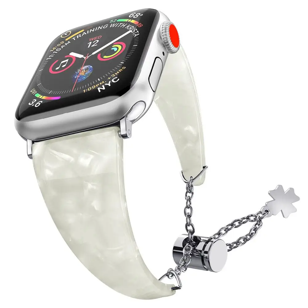 Resin Band for Apple Watch Series 5 4 3 2 1 Stainless Steel Wristband Bracelet for iWatch Strap 44mm 40mm 38mm 42mm Accessories
Resin Band for Apple Watch Series 5 4 3 2 1 Stainless Steel Wristband Bracelet for iWatch Strap 44mm 40mm 38mm 42mm Accessories