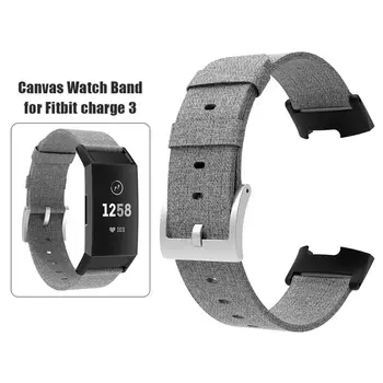 Breathable Canvas Sports Watchband Business Adjustable Bracelet Strap Smart Watch Accessories for Fitbit Charge 3 Smartwatch
Breathable Canvas Sports Watchband Business Adjustable Bracelet Strap Smart Watch Accessories for Fitbit Charge 3 Smartwatch