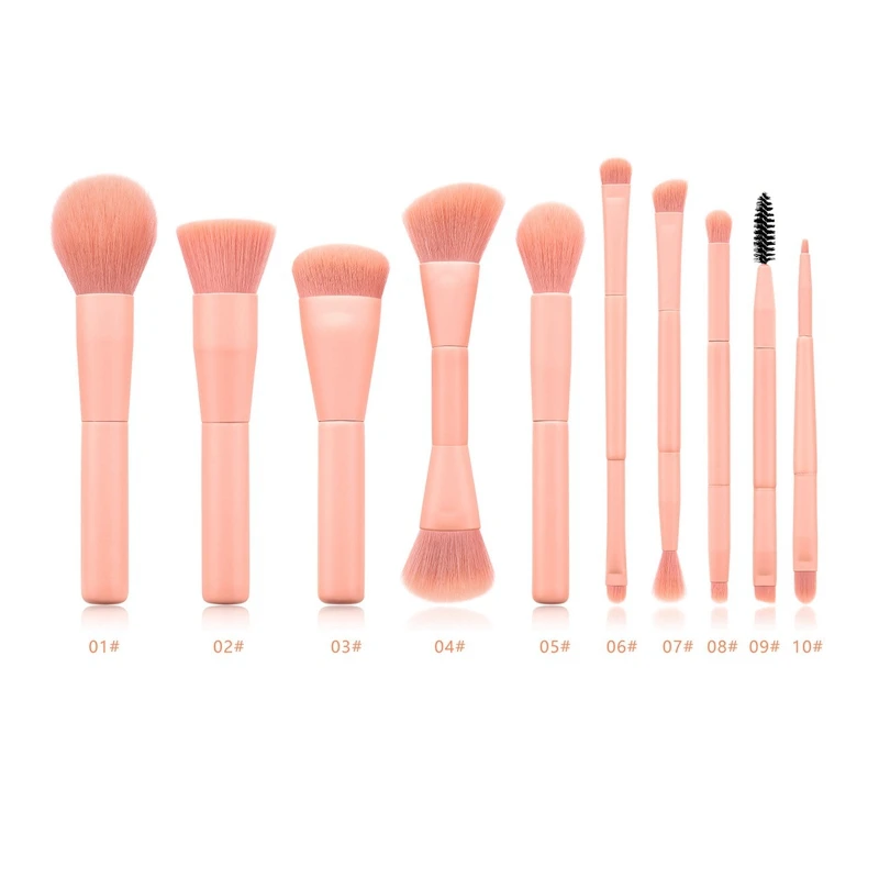 10PCS Wooden Foundation Cosmetic Eyebrow Eyeshadow Brush Makeup Brush Sets Tools Multifunctional Cosmetic Brush Make Up Tools
10PCS Wooden Foundation Cosmetic Eyebrow Eyeshadow Brush Makeup Brush Sets Tools Multifunctional Cosmetic Brush Make Up Tools