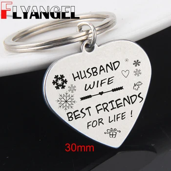 FLYANGEL Couples Keychain Engraved Husband Wife Best Friend For Life Heart Keyring Christmas Gifts For Husband Wife Lover
FLYANGEL Couples Keychain Engraved Husband Wife Best Friend For Life Heart Keyring Christmas Gifts For Husband Wife Lover