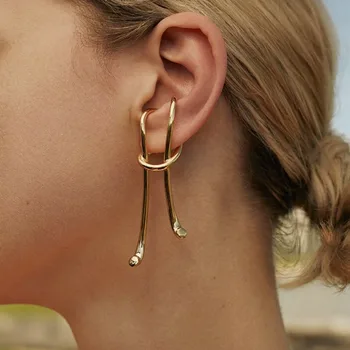 New Irregular Twisted Personality Ear Bone Clip Buckle Exaggeration Ear Clip Earrings Without Piercing for Women Party Jewelry
New Irregular Twisted Personality Ear Bone Clip Buckle Exaggeration Ear Clip Earrings Without Piercing for Women Party Jewelry