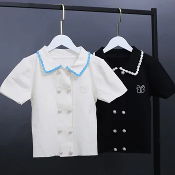 Small Fragrance Pearl Button women Knit cardigan 2020 spring summer new Lace turn-down collar lady Knit cardigan Top 
Small Fragrance Pearl Button women Knit cardigan 2020 spring summer new Lace turn-down collar lady Knit cardigan Top