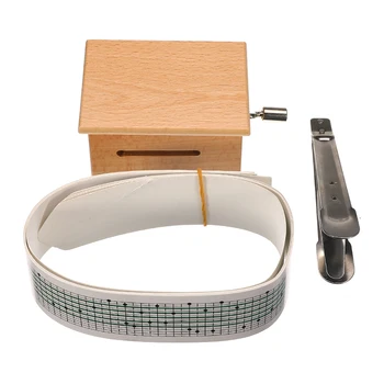 DIY Hand-cranked Music Box Musical Wooden Box With Hole Puncher Paper Tapes Mechanical Home Decoration Birthday Gift Craft
DIY Hand-cranked Music Box Musical Wooden Box With Hole Puncher Paper Tapes Mechanical Home Decoration Birthday Gift Craft