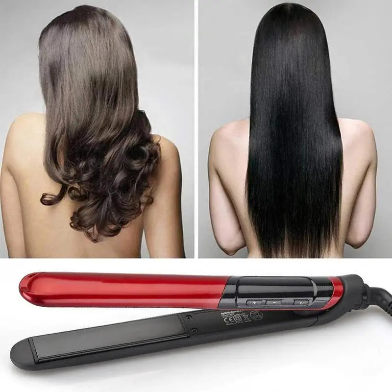 Flat Iron Straightening Irons LED Display Titanium Plates Styling Tools Professional Hair Straightener Max 750F Digital
Flat Iron Straightening Irons LED Display Titanium Plates Styling Tools Professional Hair Straightener Max 750F Digital