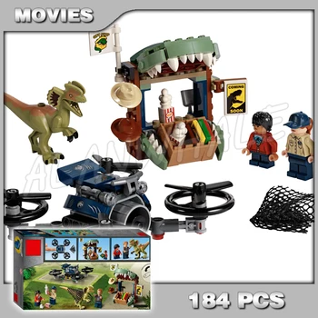 184Pcs Jurassic World Dilophosaurus on the Loose Market stall 11334 Model Building Blocks Dinosaur Boys Kid Compatible With Lago
184Pcs Jurassic World Dilophosaurus on the Loose Market stall 11334 Model Building Blocks Dinosaur Boys Kid Compatible With Lago