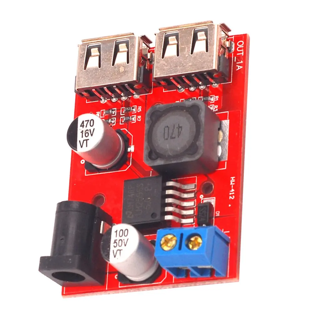 Dual USB Output 9V/12V/24V/36V To 5V Step-down Module DC-DC Car Charging Solar 3A Power Supply Module
Dual USB Output 9V/12V/24V/36V To 5V Step-down Module DC-DC Car Charging Solar 3A Power Supply Module